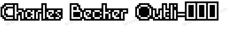 Charles Becker Outli字体转换